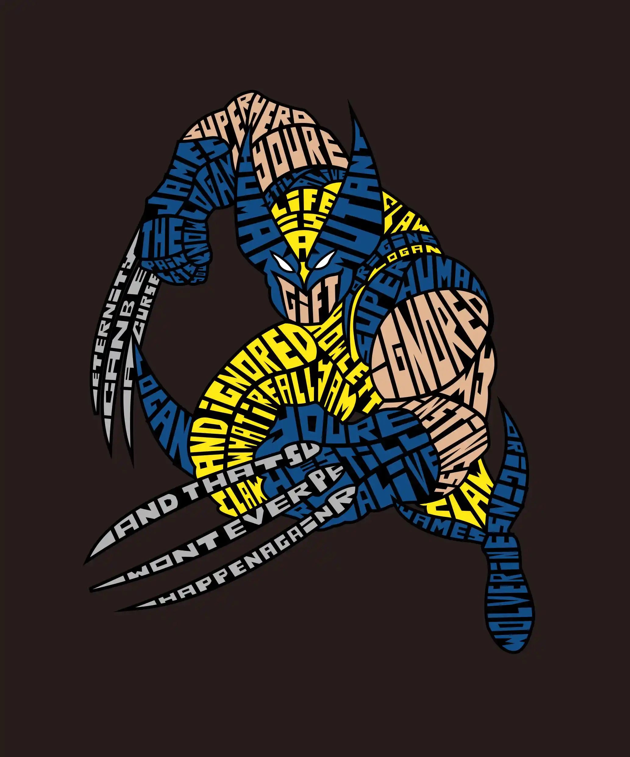 Trendy Calligram 45